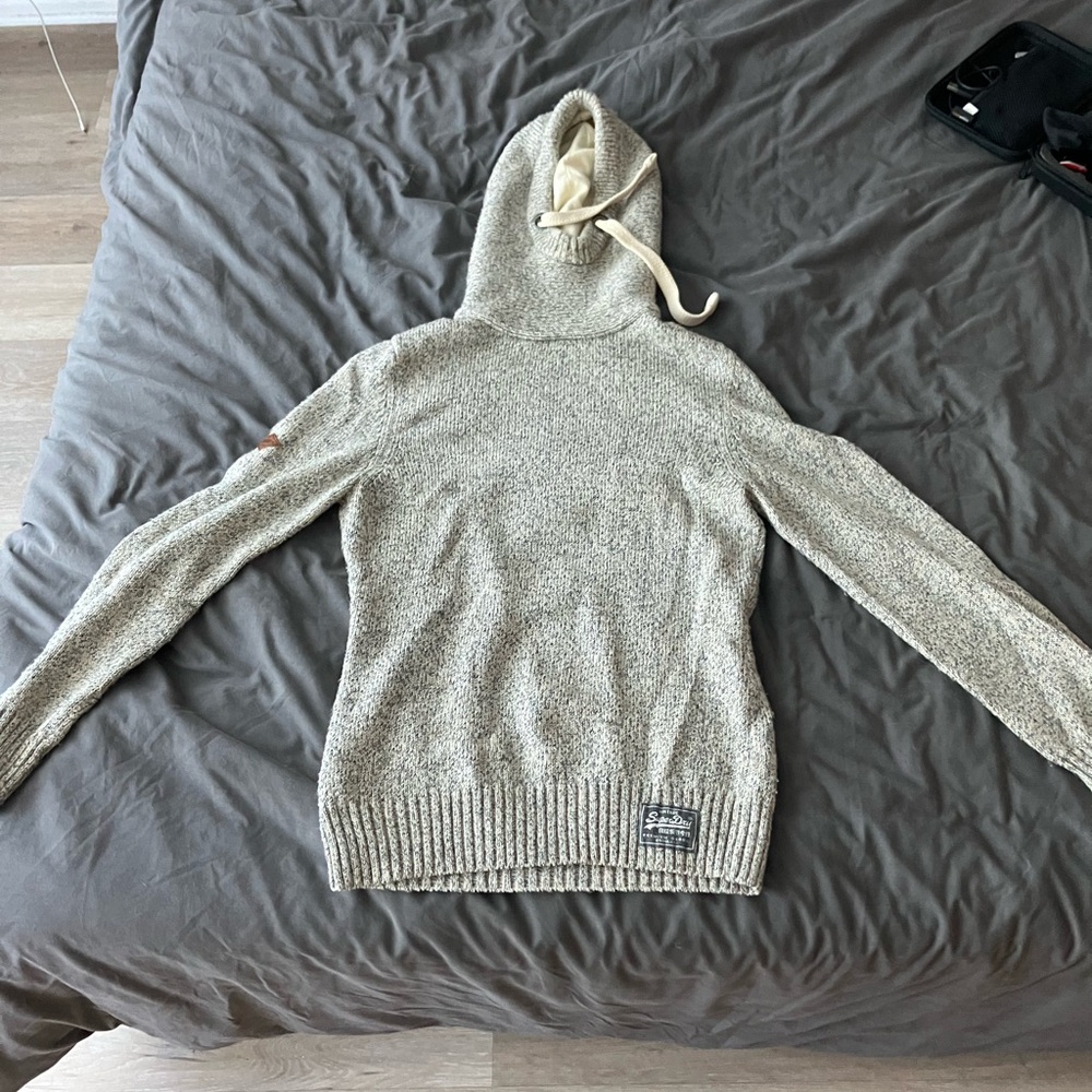 Vintage Superdry Turtlenecked Hoodie